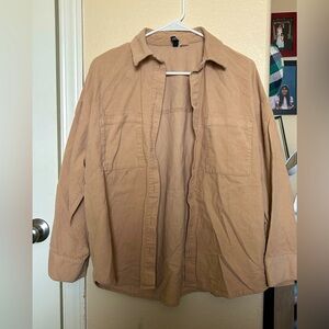 H&M divided tan Corduroy jacket